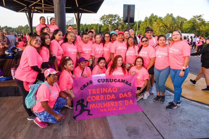 ll Corrida das Mulheres com usuários dos CRAS na Orla de Ananindeua