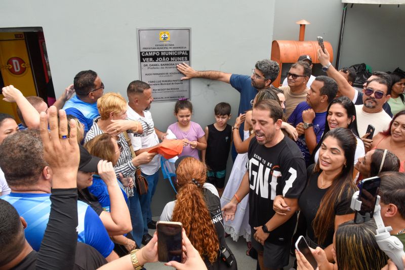 Inauguração do Campo Ver João Nunes no 40 horas