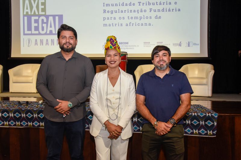 Lançamento do Projeto Axé Ananin Legal no teatro municipal