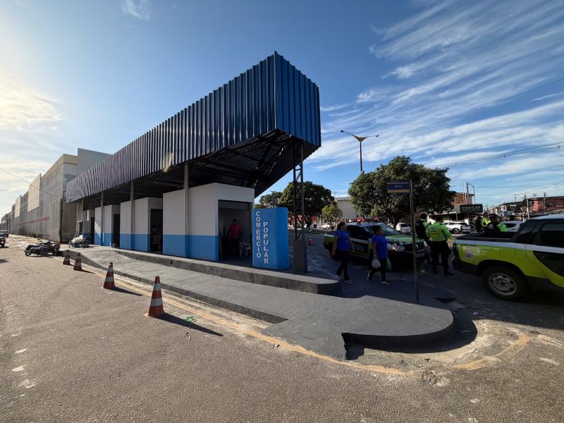 Inauguração do Comércio Popular Cidade Nova IV na av. Dom Vicente Zico