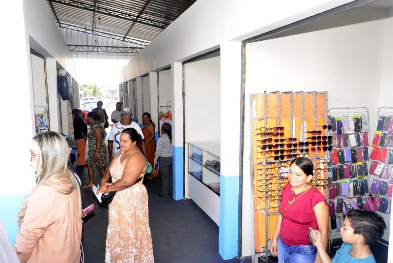 Inauguração do Comércio Popular Cidade Nova IV na av. Dom Vicente Zico