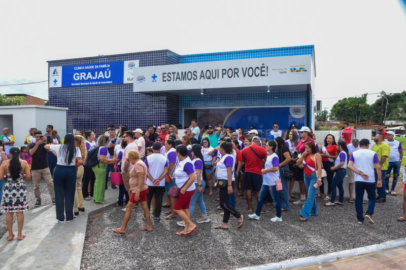 Inauguração da Clínica Saúde da Família Grajaú no Icuí