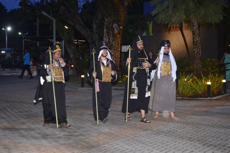 Sábado Cultural com cortejo Paixão de Cristo e Espetáculo Paixão de Cristo no Teatro Municipal