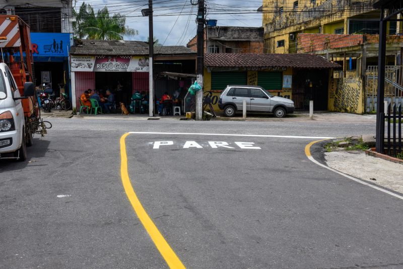 Inauguração de ruas pavimentadas,São Luis, São Lucas, Mário de Andrade, Campo de Queiroz e António Lemos no bairro de Águas Lindas