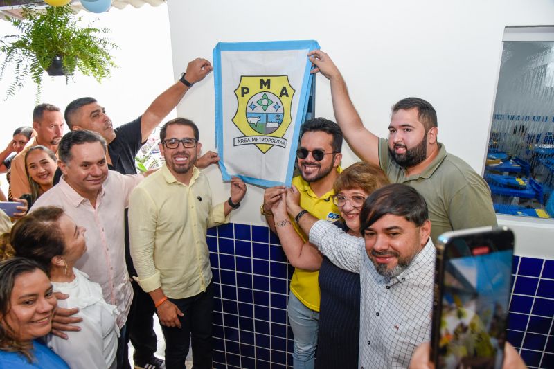 Entrega da revitalização e ampliação da EMEF Prof Yacta Rebêlo no Park Anne em Águas Lindas