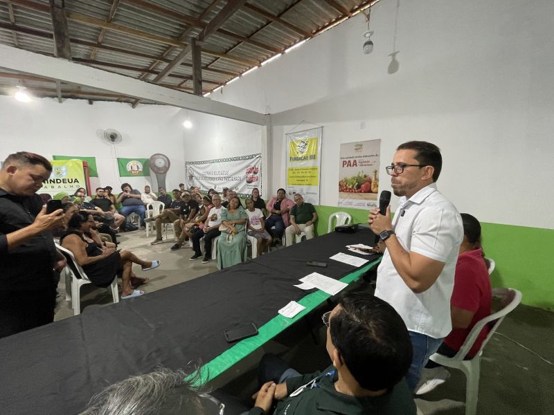 Assinatura de Ordem de Serviço para Implantação do Sisteminha e Cozinha Solidária no bairro Curuçambá