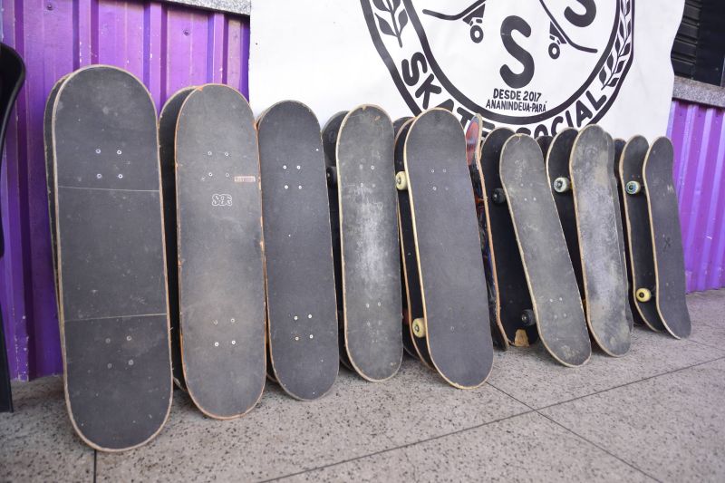 Oficina de Skate no espaço radical