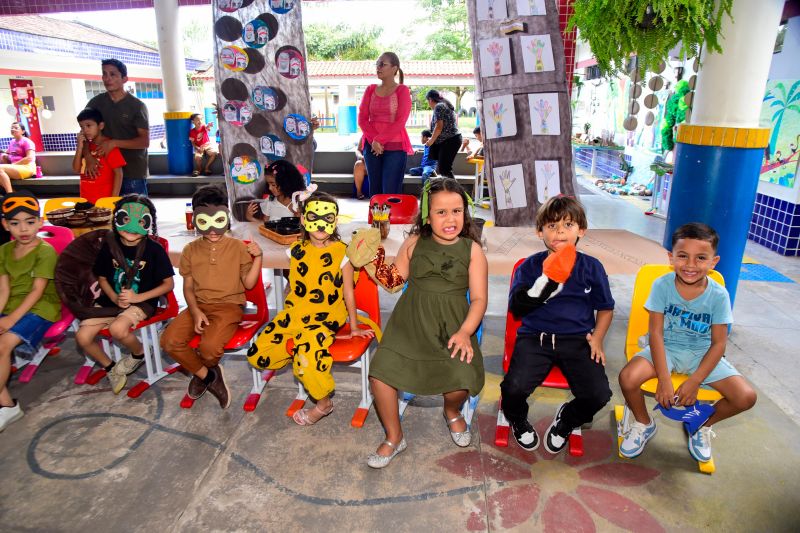 Roda de conversa com escritora Márcia Kambeba na CMREI Irmã Dulce em Águas Lindas