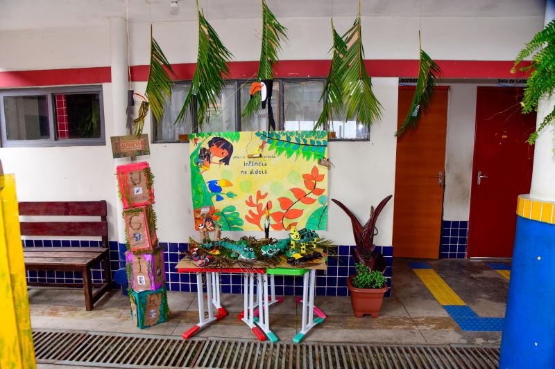 Roda de conversa com escritora Márcia Kambeba na CMREI Irmã Dulce em Águas Lindas