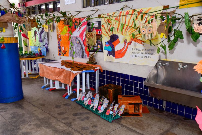 Roda de conversa com escritora Márcia Kambeba na CMREI Irmã Dulce em Águas Lindas