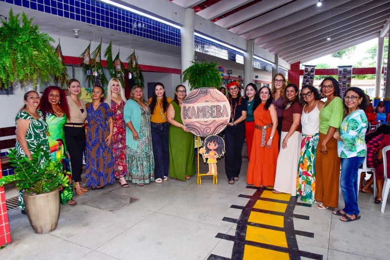 Roda de conversa com escritora Márcia Kambeba na CMREI Irmã Dulce em Águas Lindas