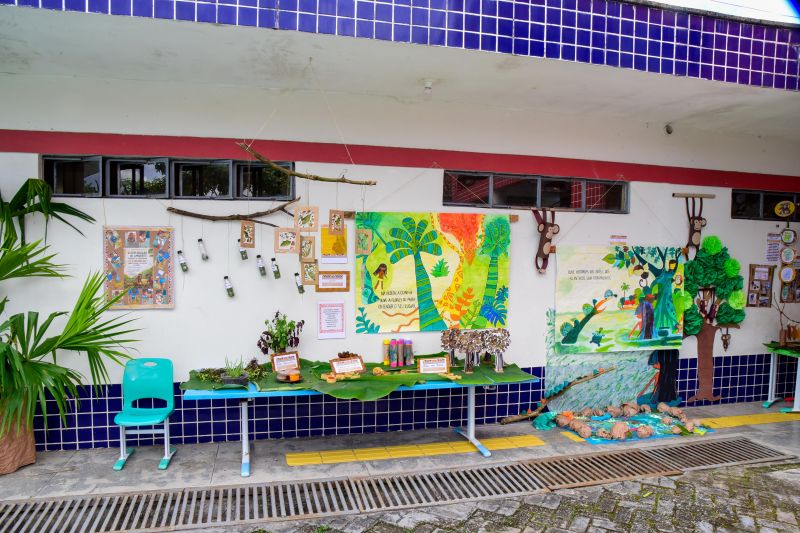 Roda de conversa com escritora Márcia Kambeba na CMREI Irmã Dulce em Águas Lindas