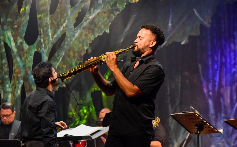 Especial de aniversário do parque com açaí Big Band no teatro Municipal de Ananindeua