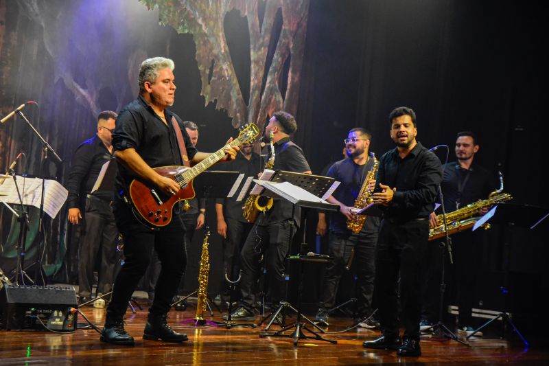 Especial de aniversário do parque com açaí Big Band no teatro Municipal de Ananindeua