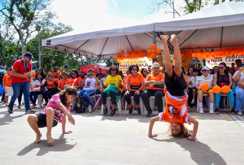 Ação Maio Laranja no complexo do Vlll