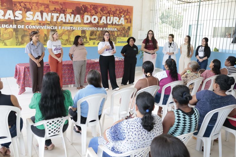 Ação Mulher no CRAS Santana do Aurá