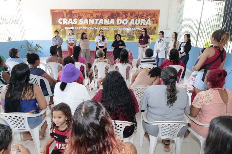 Ação Mulher no CRAS Santana do Aurá