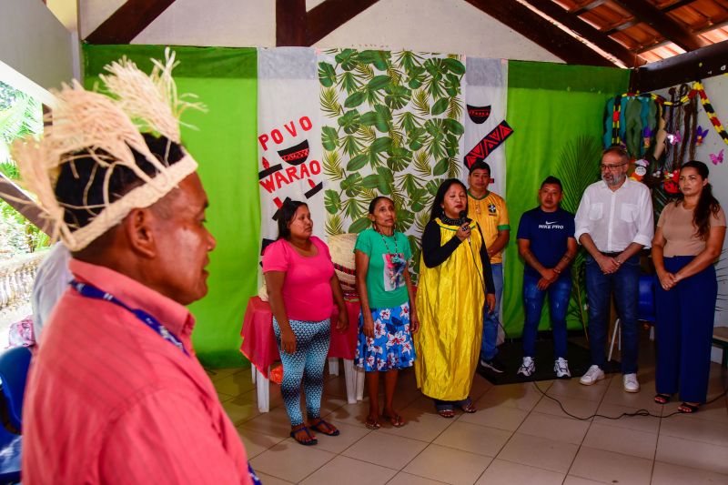 Ação com Warao no CRAS Daniel Reis