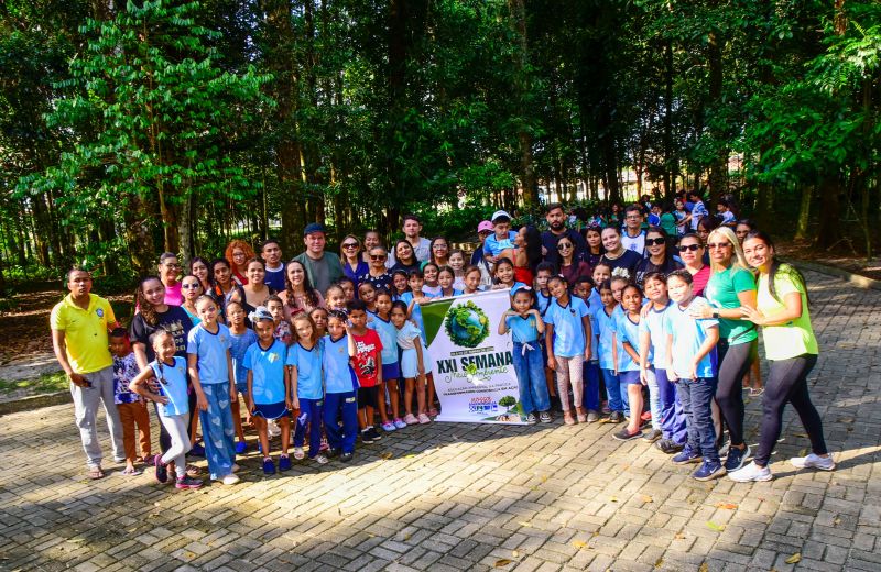 Semana do Meio Ambiente com ações de Educação Ambiental, no Bosque Marajoara no conjunto Julia Sefer
