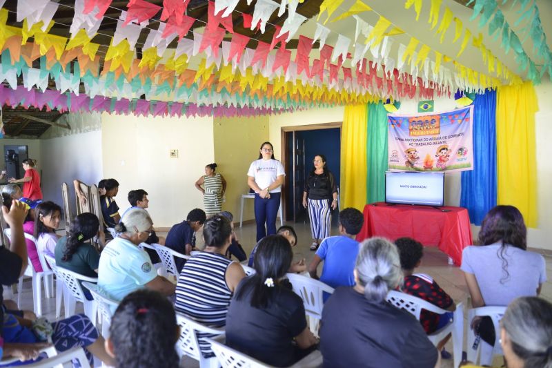 Oficina de Combate ao Trabalho Infantil no CRAS Jaderlândia