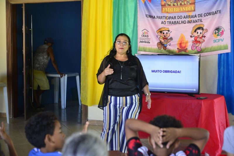 Oficina de Combate ao Trabalho Infantil no CRAS Jaderlândia