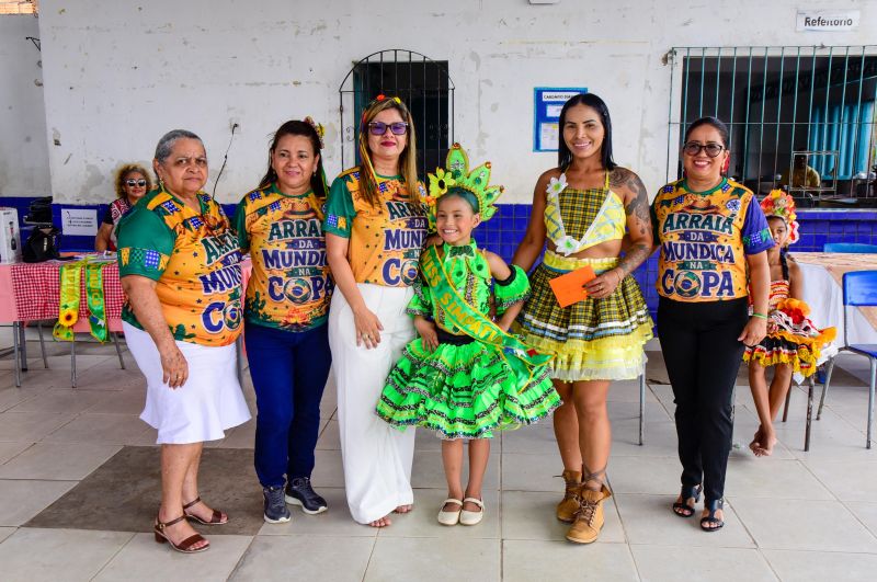 Festa junina na escola EMEF Raimunda Pinto no bairro 40 Horas