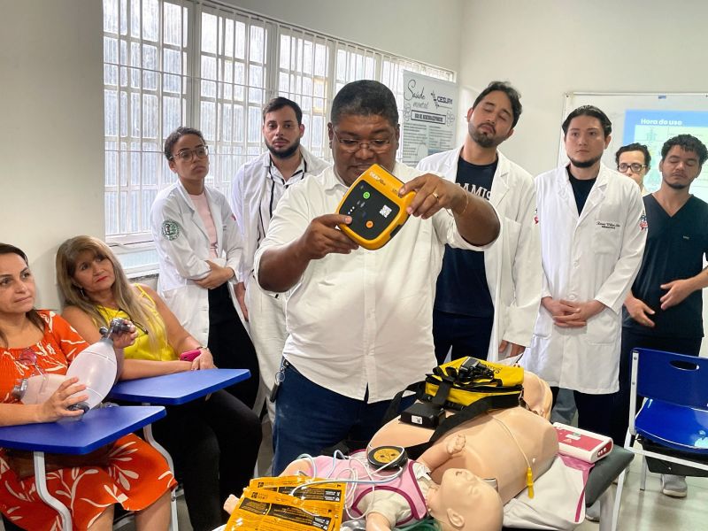 Manuseio DEA na saúde, unidade Paulo Frota na Cidade Nova