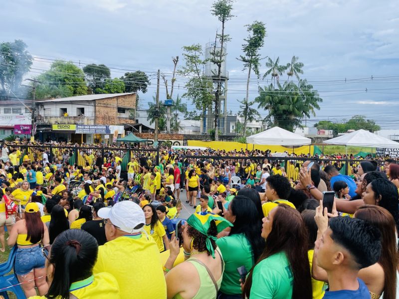 Jogo da Seleção Brasileira no Parque Vila Maguary