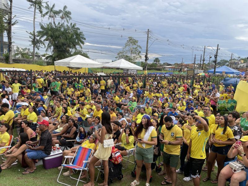 Jogo da Seleção Brasileira no Parque Vila Maguary