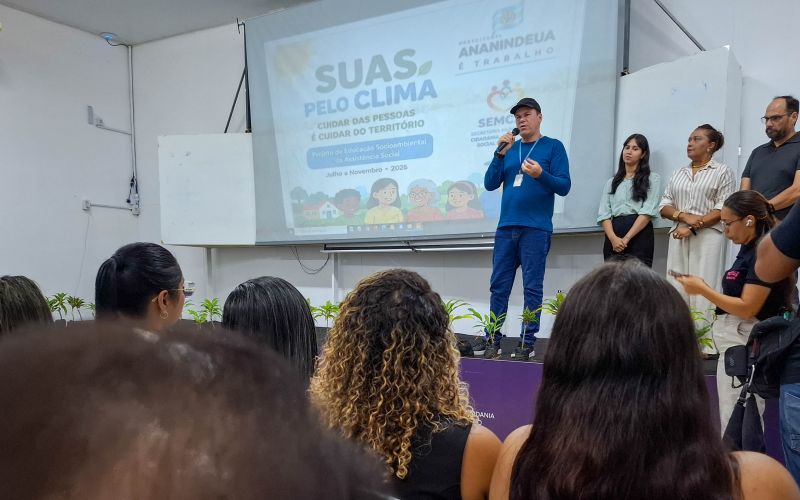 Lançamento do projeto sobre Mudanças Climáticas no auditório do SINE Ananindeua