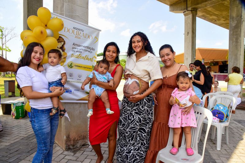 Agosto Dourado com amamentação para um começo de vida sustentável: Fortalecer o que funciona no Parque Vila Maguary
