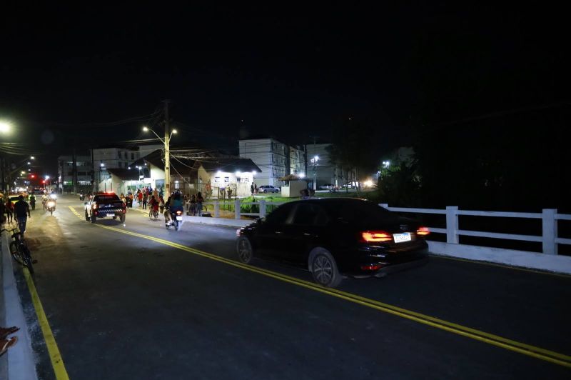 Inauguração da ponte Maguariaçu na estrada do Maguary