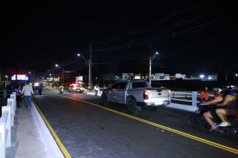 Inauguração da ponte Maguariaçu na estrada do Maguary