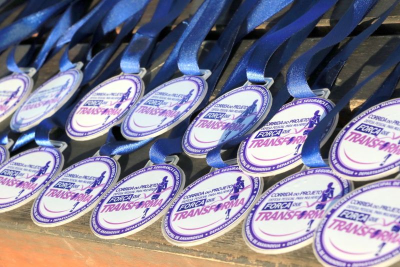 Corrida do projeto Defesa Pessoal para Mulheres (PDP-Mulheres) na Orla do Icuí