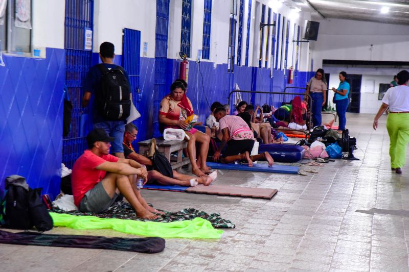 Acolhida dos Romeiros na escola Selesiana do Trabalho na BR 316