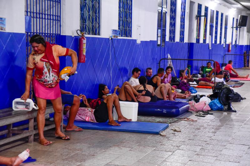 Acolhida dos Romeiros na escola Selesiana do Trabalho na BR 316