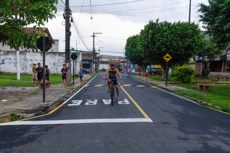 Novo asfalto trouxe mais qualidade de vida.
