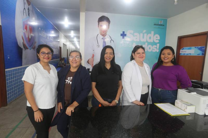 Equipe multiprofissional da unidade básica de saúde.