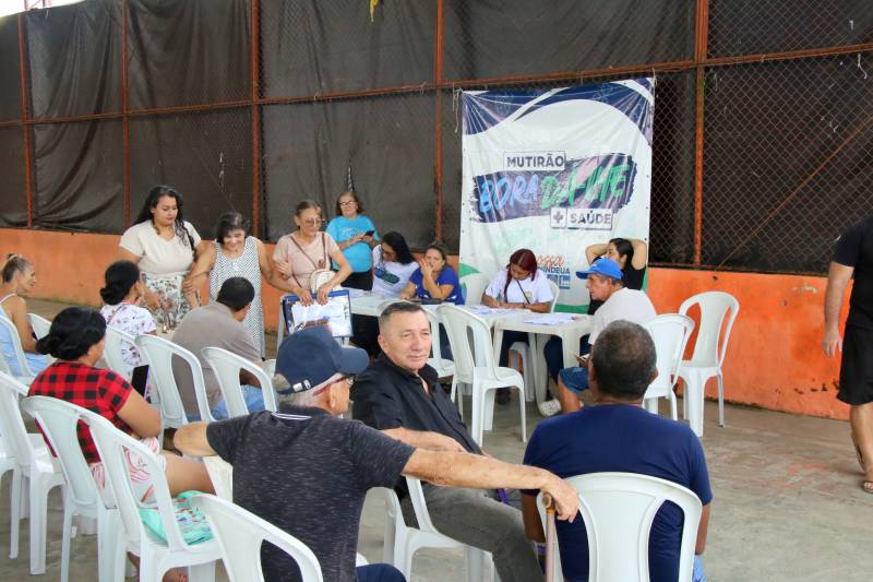 CRAS 40horas receu a ultima edição de Março do mutirão.