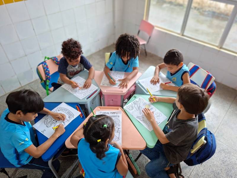 Saúde e educação caminhando juntas.