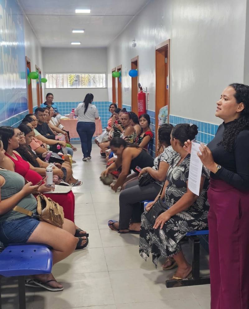 UBS explica fluxo de atendimento para gestantes.