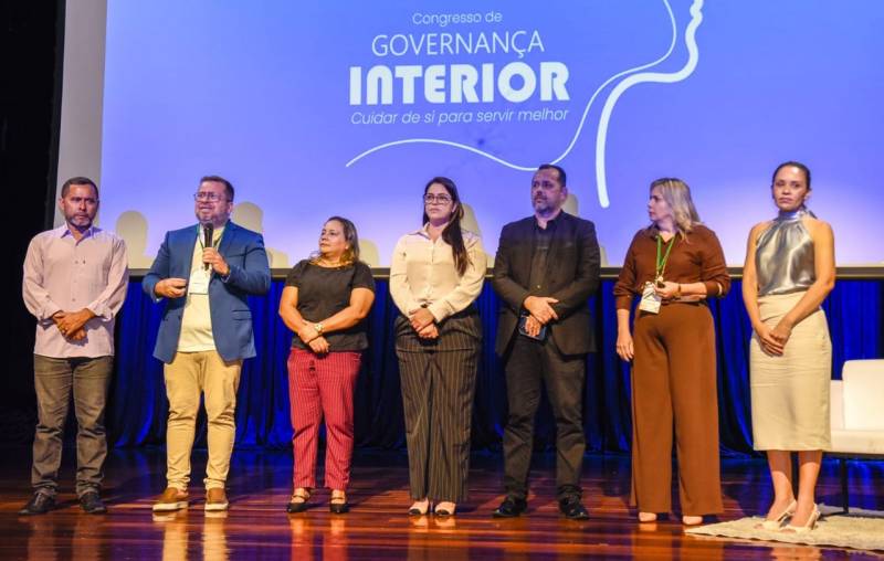 Palestrantes do Congresso de Governança Interior. 