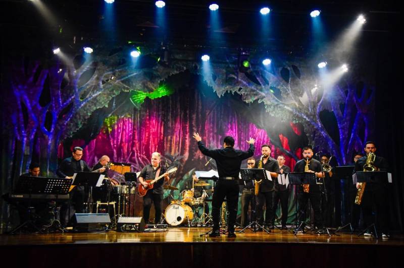Açaí Big Band emociona público na celebração de aniversário de dois anos do Parque Cultural Vila Maguary