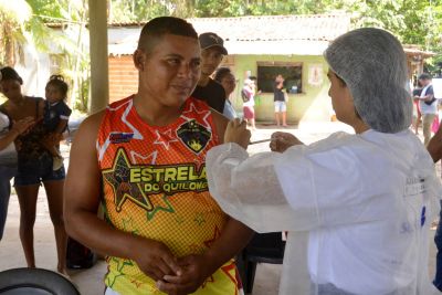 Ação integrada leva serviços de saúde, educação e assistência social à Comunidade Quilombola do Abacatal