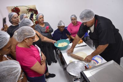 Galeria: Curso de produção de pizza na Casa da Mulher Brasileira