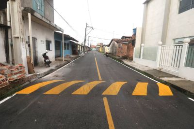 Ananindeua entrega mais de 1km de vias asfaltadas no bairro do Paar