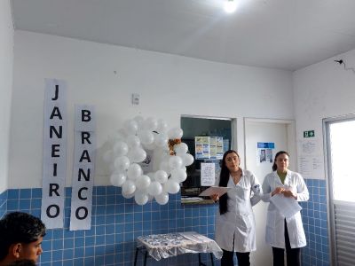 UBS Pérola II realiza palestra sobre o Janeiro Branco e reforça cuidado com a saúde mental 