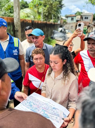 Prefeitura de Ananindeua realiza vistoria no Levilândia e avança para início de obras de drenagem