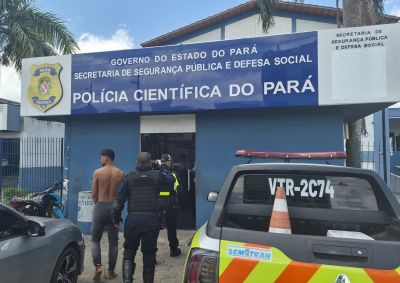 Motociclista sem habilitação é preso após arremessar idosa em rua de Ananindeua