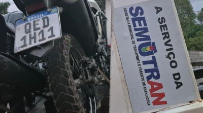 Operação Integrada: Semutran e Polícia Municipal recuperam duas motocicletas com registro de furto em Ananindeua